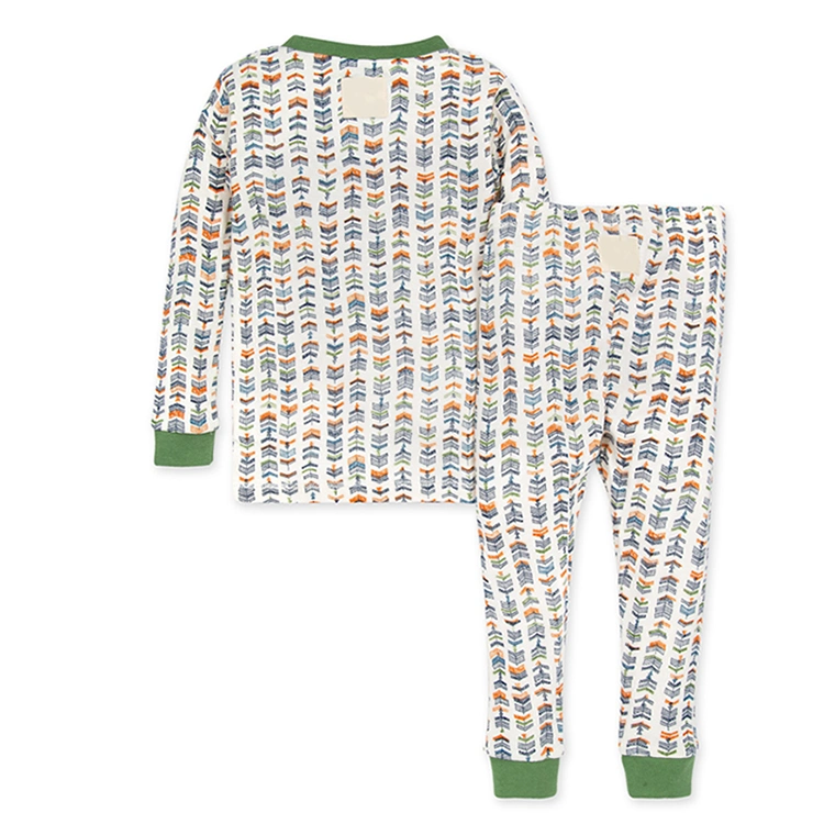 Jambear Organic Bamboo Boys Children Lounge Kids Pyjamas Toddler Infant Lounge Set Custom Kids Sleeping Set Kids Sleepwear