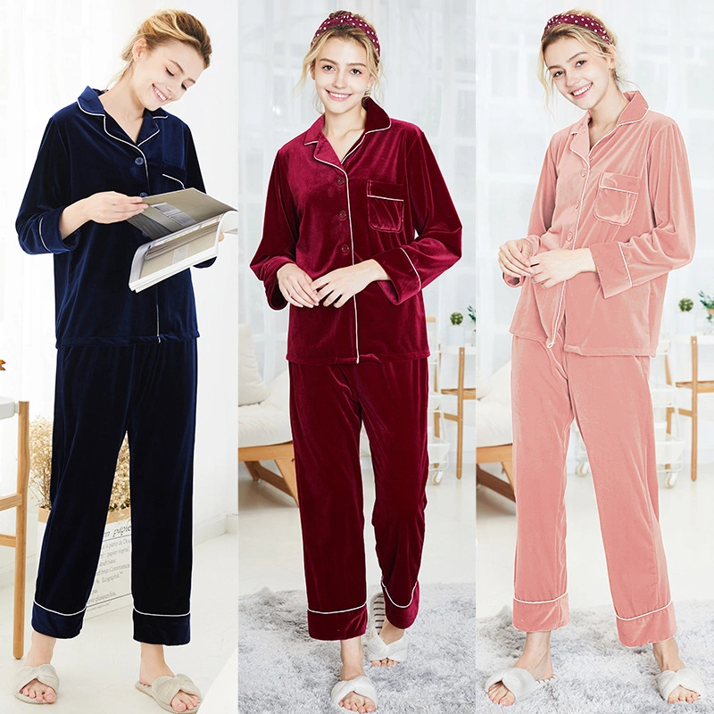 Pyjamas for Winter Sleeping Dress Set Bamboo Pajamas Cotton Pajamas