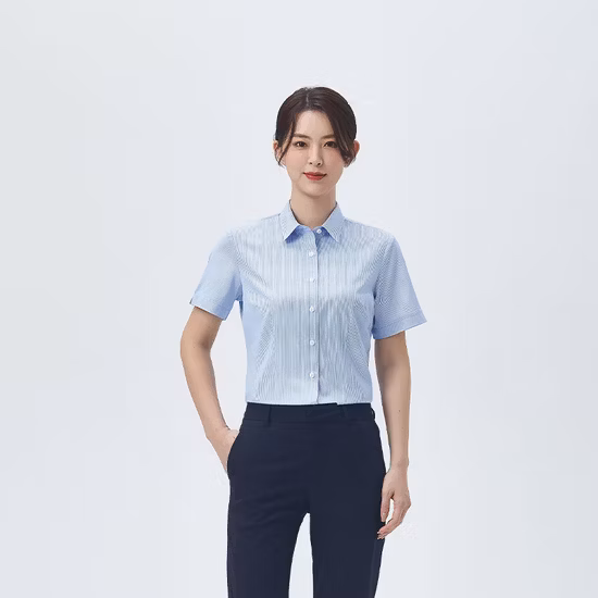 비즈니스 남성 반팔 대나무 셔츠